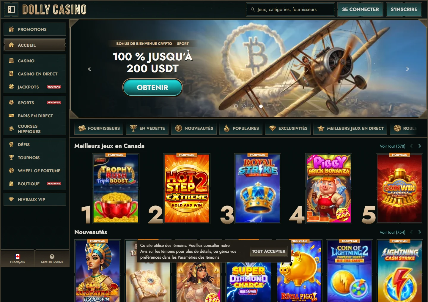 Dolly Casino registration login
